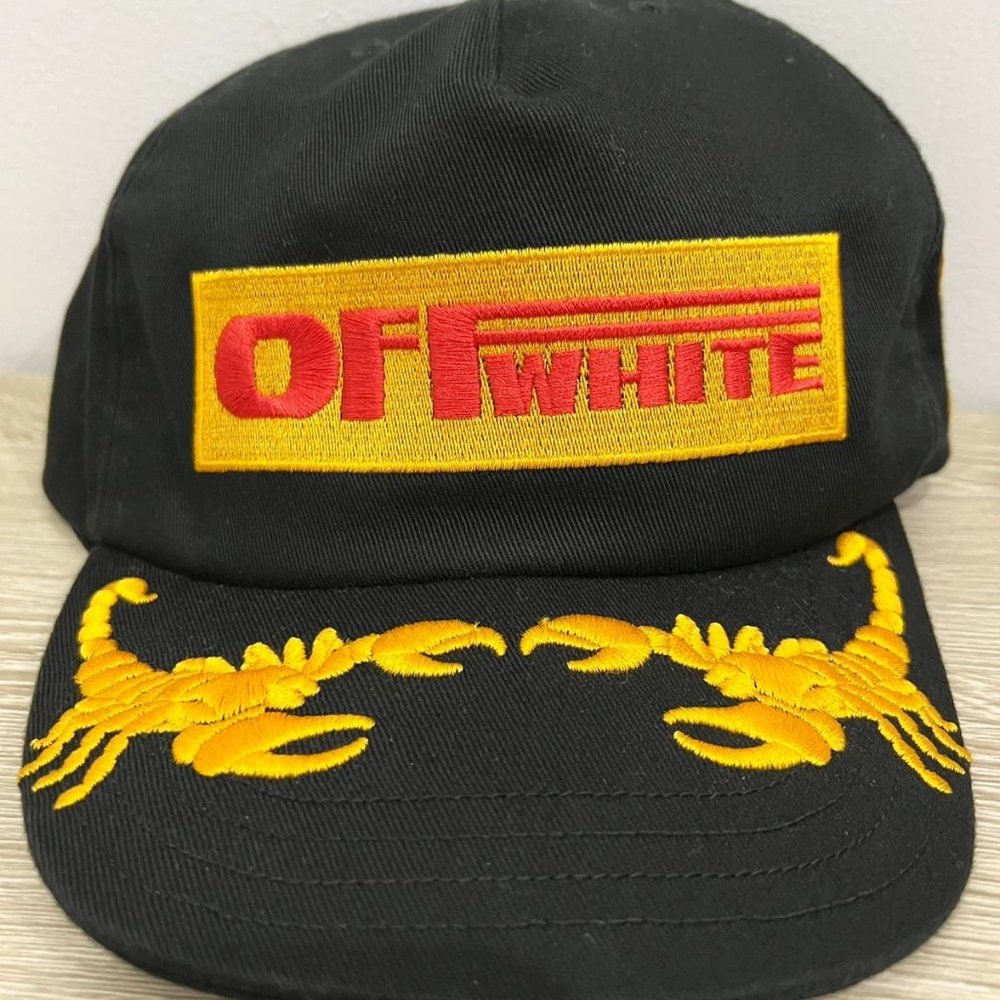 GENUINE OFF WHITE SNAPBACK CAP HAT CIRCA 2017